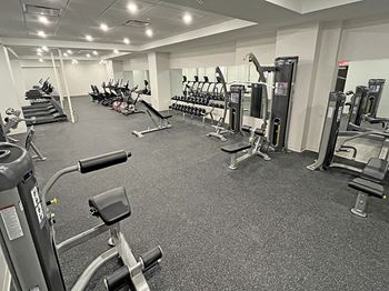Community Amenities 2 - Fitness Center at Residences at 55 in Downtown Cleveland OH